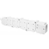Pikendusjuhe Digitus paindlik 4-pistikuga ja 2 USB-pordi ja lülitiga