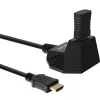 InLine HDMI jaam, HS HDMI-kaabel Ethernetiga, M/N, must, kuldsed kontaktid, 3 m