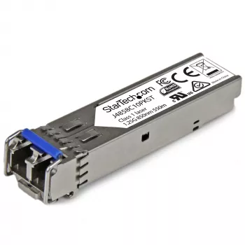 StarTech.com HP J4859C Ühilduv SFP transiiver Module - 1000BASE-LX - 10 Pack~10 pack HPE J4859C Ühilduv SFP Module - 1000BASE-LX - 1GbE Single Mode /Multi Mode Fiber Optic transiiver - 1GE Gigabit Ethernet SFP - LC 10km - 1310nm - DDM HPE 1400, 1700, 1820