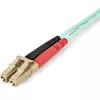 StarTech.com 1m (3ft) LC/UPC to LC/UPC OM4 mitmemoodiline fiiberoptiline kaabel, 50/125µm LOMMF/VCSEL tõmblukkfiiber, 100G, madal sisestuskadu, LSZH fiiberoptiline hüppaja juhe