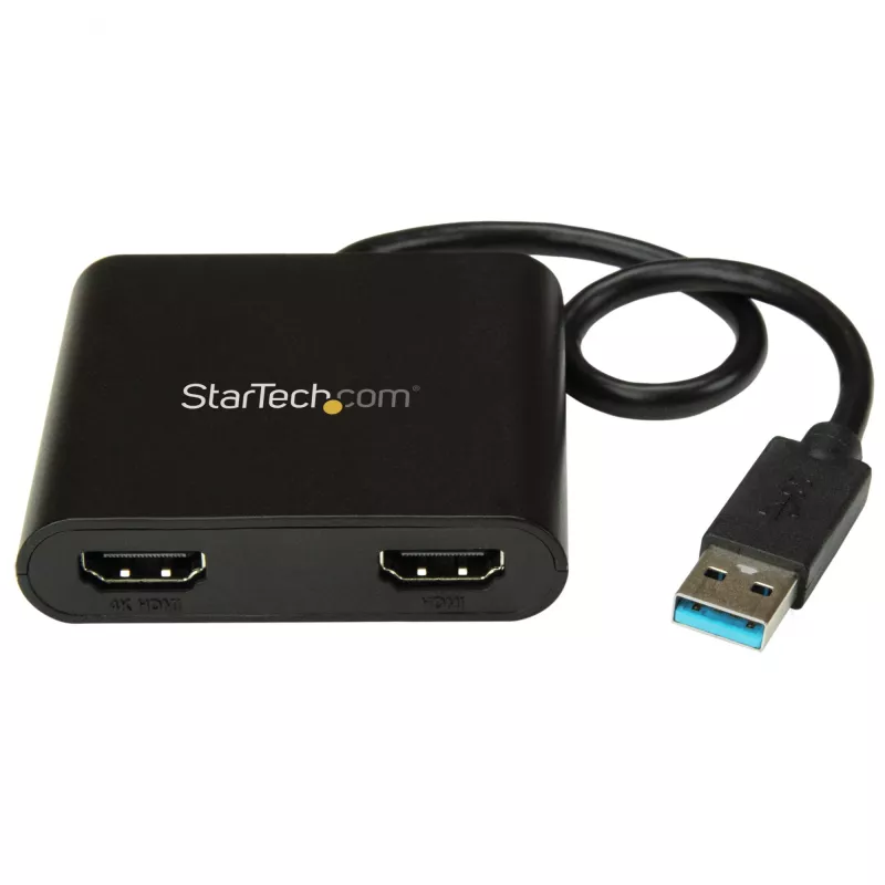 StarTech.com USB 3.0 – kahe HDMI-ga adapter, USB – 2x HDMI monitorimuundur Windowsile (ei toeta macOS/ChromeOS/Linuxit) – TAA