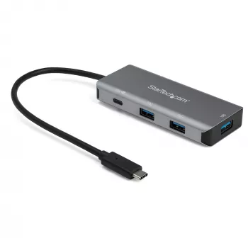 StarTech.com 4 pordiga USB-C jaotur (10Gbps) 3x USB-A ja 1x USB-C - 100W toiteedastus läbiva laadimisega - kaasaskantav USB 3.1 Gen 2/USB 3.2 Gen 2 tüüp C sülearvuti adapter - ühildub TB3~4 pordiga USB-C jaotur (10Gbps) 3x USB-A ja 1x USB-C - 100W toiteedastus läbiva laadimisega - kaasaskantav USB 3.2 Gen 2 tüüp C sülearvuti adapter - ühildub TB3
