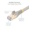 StarTech.com 1m CAT6a Ethernet kaabel - 10 Gigabit Shielded Snagless RJ45 100W PoE Patch Cord - 10GbE STP võrgukaabel w/Strain Relief - hall Individually Tested/Wiring is UL Certified/TIA