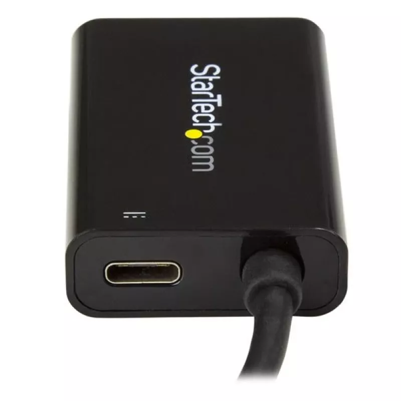 StarTech.com USB C-HDMI 2.0 adapter toiteedastusega - 4K 60Hz USB-C HDMI-ekraani videomuundur - 60W PD läbiv laadimisport - Thunderbolt 3 ühilduv - Must