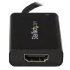 StarTech.com USB C-HDMI 2.0 adapter toiteedastusega - 4K 60Hz USB-C HDMI-ekraani videomuundur - 60W PD läbiv laadimisport - Thunderbolt 3 ühilduv - Must