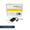 StarTech.com USB C-HDMI 2.0 adapter toiteedastusega - 4K 60Hz USB-C HDMI-ekraani videomuundur - 60W PD läbiv laadimisport - Thunderbolt 3 ühilduv - Must