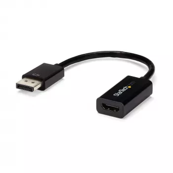 StarTech.com DisplayPort-HDMI-adapter – 4K 30 Hz aktiivne DisplayPort-HDMI-videomuundur – DP-HDMI-kuvari/teleri/ekraani kaabeladapteri dongel – Ultra HD DP 1.2 HDMI 1.4 adapter