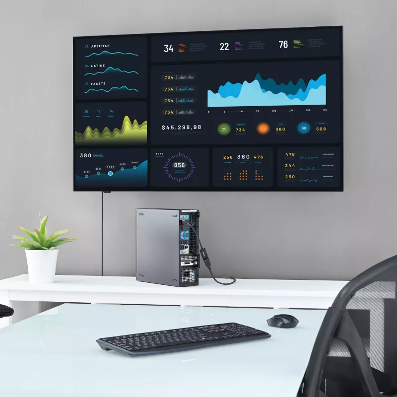 StarTech.com DisplayPort-HDMI-adapter – 4K 30 Hz aktiivne DisplayPort-HDMI-videomuundur – DP-HDMI-kuvari/teleri/ekraani kaabeladapteri dongel – Ultra HD DP 1.2 HDMI 1.4 adapter