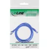 InLine patch-kaabel S/FTP PiMF Cat.6A halogeenivaba 500MHz sinine 1m