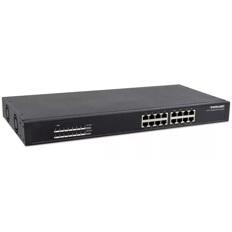 Mittehallitav kommutaator Intellinet 16-pordine Gigabit Ethernet PoE+
