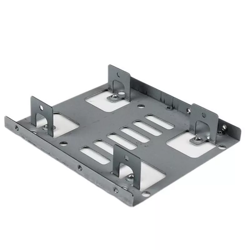 StarTech.com Dual 2.5 tolline kuni 3.5 tolline kõvakettaklamber SATA kõvaketastele - 2 kettaseadmega 2.5 tolli kuni 3.5 tolli klamber montaažisahtlisse