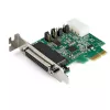 StarTech.com 4-pordiline PCI Express RS232 jadaliidese adapterkaart – PCIe RS232 jadahosti kontrollerkaart – PCIe jadaliidesele DB9 – 16950 UART – madala profiiliga laienduskaart – Windows/Linux – TAA