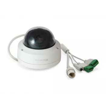 LevelOne GEMINI fikseeritud kupliga IP-võrgukaamera, 4-megapikslit, H.265, 802.3af PoE, IR LED-id, sise-/väliskasutuseks