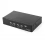 StarTech.com 4-pordiline DisplayPort KVM-lüliti - 4K 60Hz - üks ekraan - kahe pordiga UHD DP 1.2 USB KVM-lüliti integreeritud USB 2.0 jaoturi ja heliga - Dell, HP, Apple, Lenovo - TAA-ga vastavuses