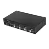 StarTech.com 4-pordiline DisplayPort KVM-lüliti - 4K 60Hz - üks ekraan - kahe pordiga UHD DP 1.2 USB KVM-lüliti integreeritud USB 2.0 jaoturi ja heliga - Dell, HP, Apple, Lenovo - TAA-ga vastavuses