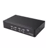 StarTech.com 4-pordiline DisplayPort KVM-lüliti - 4K 60Hz - üks ekraan - kahe pordiga UHD DP 1.2 USB KVM-lüliti integreeritud USB 2.0 jaoturi ja heliga - Dell, HP, Apple, Lenovo - TAA-ga vastavuses