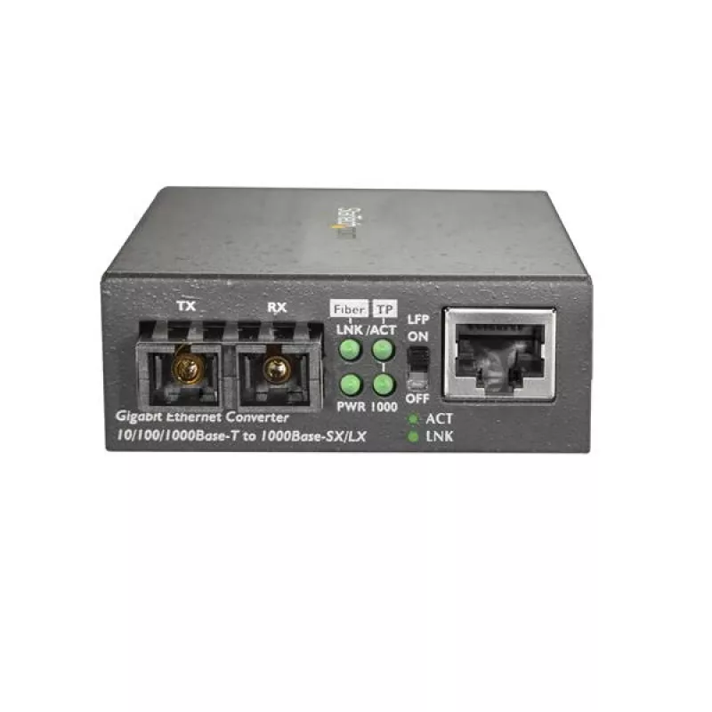 StarTech.com mitmemoodiline (MM) SC-fiibermeediumimuundur 10/100/1000 võrgule - ulatus 550 m - gigabitine Ethernet - 850 nm - täisdupleks