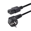 StarTech.com 1m (3 jala) arvuti toitejuhe, 18AWG, EL-i Schuko–C13 toitejuhe, 250 V 10 A, must asendus-vahelduvvoolujuhe, teleri/monitori toitekaabel, Schuko CEE 7/7 – IEC 60320 C13 toitejuhe – arvuti toiteploki kaabel