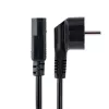 StarTech.com 1m (3 jala) arvuti toitejuhe, 18AWG, EL-i Schuko–C13 toitejuhe, 250 V 10 A, must asendus-vahelduvvoolujuhe, teleri/monitori toitekaabel, Schuko CEE 7/7 – IEC 60320 C13 toitejuhe – arvuti toiteploki kaabel