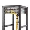 StarTech.com 1U vertikaalne serveririiuli kaablihalduse D-rõnga konks - 2,2 x 3,9 tolli (5,7 x 10 cm)