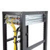 StarTech.com 1U vertikaalne serveririiuli kaablihalduse D-rõnga konks - 2,2 x 3,9 tolli (5,7 x 10 cm)