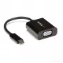 StarTech.com USB-C VGA adapter - must - 1080p - videomuundur MacBook Pro jaoks - USB C VGA kuvaadapter - täiendatud versioon on CDP2VGAEC