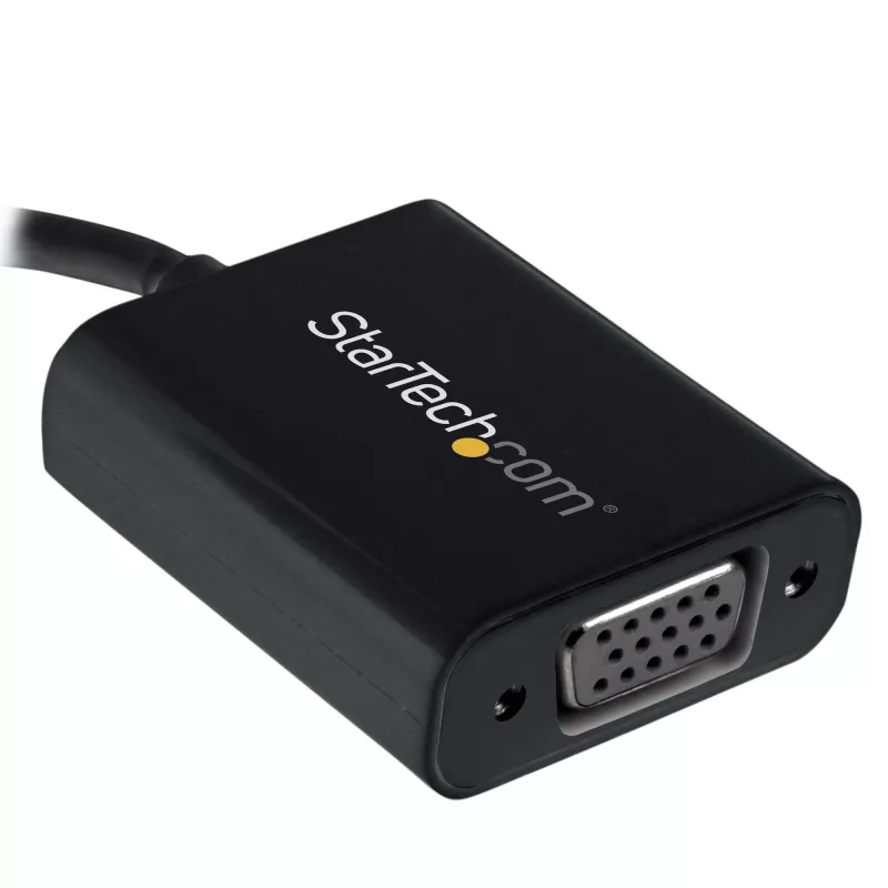 StarTech.com USB-C VGA adapter - must - 1080p - videomuundur MacBook Pro jaoks - USB C VGA kuvaadapter - täiendatud versioon on CDP2VGAEC