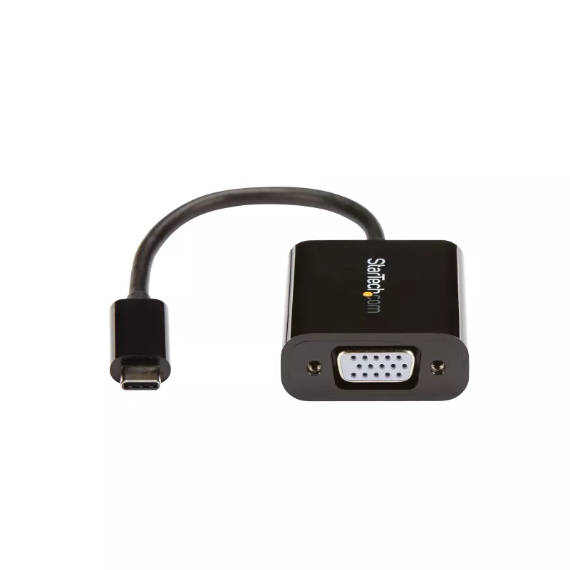 StarTech.com USB-C VGA adapter - must - 1080p - videomuundur MacBook Pro jaoks - USB C VGA kuvaadapter - täiendatud versioon on CDP2VGAEC