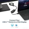 StarTech.com USB-C VGA adapter - must - 1080p - videomuundur MacBook Pro jaoks - USB C VGA kuvaadapter - täiendatud versioon on CDP2VGAEC