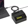 StarTech.com Single Bay Hard Drive Eraser, Standalone HDD/SSD Sanitizer, USB 3.0 to SATA II (3 Gbps), 9 Erase Modes, LCD Display, Secure Erase Hard Disk Sanitizer Dock, DB-9 Printer Port, TAA Compliant