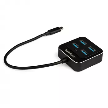 StarTech.com 4-pordiline USB-C jaotur - USB-C 4x USB-A pordiga - SuperSpeed 10 Gbps USB 3.2 Gen 2 USB-C jaotur - USB siinitoide - kaasaskantav/kompaktne USB-C USB-adapterjaotur sülearvutile - alumiiniumist