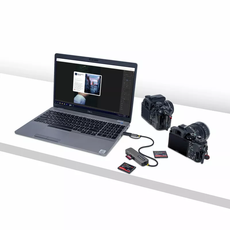 StarTech.com FCREADMICRO3V2 kaardilugeja USB 3.2 Gen 1 (3.1 Gen 1) USB-C Hall