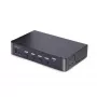 StarTech.com 4-pordiline DisplayPort KVM-lüliti, 8K 60Hz / 4K 144Hz, üks kuvar, DP 1.4, 2x USB 3.0 porti, 4x USB 2.0 HID-porti, nupp- ja kiirklahvivahetus, TAA-vastav – OS-sõltumatu, metallkorpus