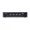 StarTech.com 4-pordiline DisplayPort KVM-lüliti, 8K 60Hz / 4K 144Hz, üks kuvar, DP 1.4, 2x USB 3.0 porti, 4x USB 2.0 HID-porti, nupp- ja kiirklahvivahetus, TAA-vastav – OS-sõltumatu, metallkorpus
