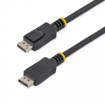StarTech.com 50cm (1ft) DisplayPort 1.2 kaabel - 4K x 2K Ultra HD VESA sertifitseeritud DisplayPort kaabel - lühike DP-DP kaabel monitorile - õhuke DP video/kuva juhe - lukustuvad DP pistikud