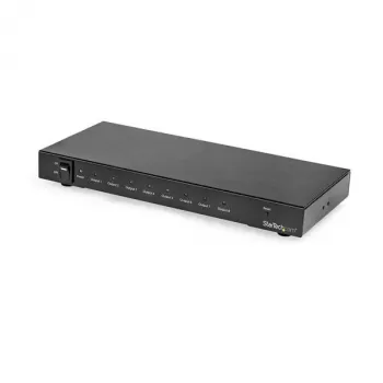 StarTech.com 8-pordiline 4K 60Hz HDMI jaotur, HDMI, 8x HDMI, 3840 x 2160 pikslit, Must, 4K Ultra HD, 60 Hz