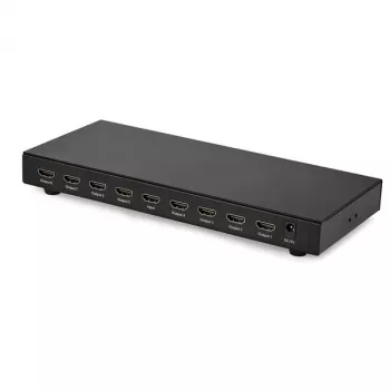 StarTech.com 8-pordiline 4K 60Hz HDMI jaotur, HDMI, 8x HDMI, 3840 x 2160 pikslit, Must, 4K Ultra HD, 60 Hz