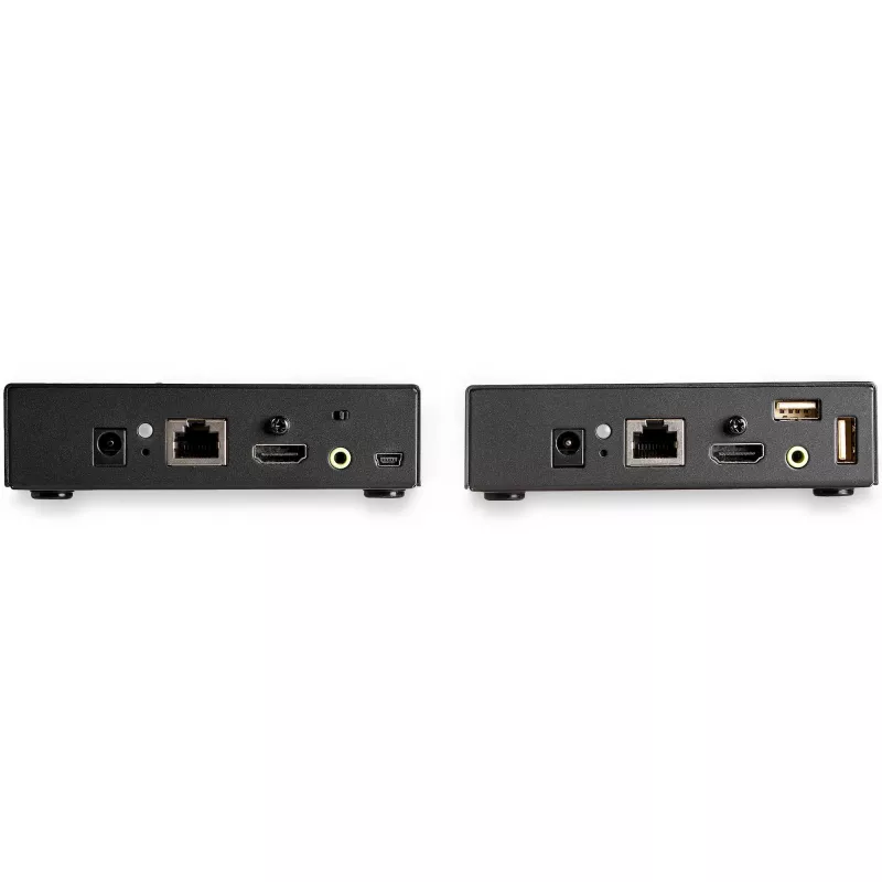 StarTech.com HDMI KVM pikendaja üle IP-võrgu – 4K 30Hz HDMI 2.0 ja USB üle IP LAN või Cat5e/Cat6 Etherneti kaabli (100m/330ft) – Kaug-KVM-lüliti/konsooli saatja/vastuvõtja pikenduskomplekt