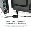 StarTech.com DisplayPort DVI Dual Link aktiivne adapter - DisplayPort DVI-D adapter videomuundur 2560x1600 60 Hz - DP 1.2 DVI monitorile - USB-toide - lukustuv DP-pistik