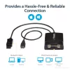 StarTech.com DisplayPort DVI Dual Link aktiivne adapter - DisplayPort DVI-D adapter videomuundur 2560x1600 60 Hz - DP 1.2 DVI monitorile - USB-toide - lukustuv DP-pistik