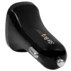 StarTech.com kahe pordiga USB-auto laadija - 24W/4.8A - must, Auto, Sigaretisüütaja, 5 V, Must