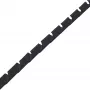 Spiral kaabel Wrap InLine 10 m, must, 18 mm läbimõõt, 1,8 cm paksus