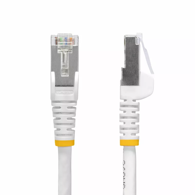 StarTech.com 2m valge CAT8 Etherneti kaabel, tõmbetõkestega RJ45, 25G/40G, 2000MHz, 100W PoE++, S/FTP, 26AWG puhtast vasest traat, LSZH, varjestatud võrguparanduskaabel tõmbevähenditega, individuaalselt testitud
