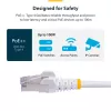 StarTech.com 2m valge CAT8 Etherneti kaabel, tõmbetõkestega RJ45, 25G/40G, 2000MHz, 100W PoE++, S/FTP, 26AWG puhtast vasest traat, LSZH, varjestatud võrguparanduskaabel tõmbevähenditega, individuaalselt testitud