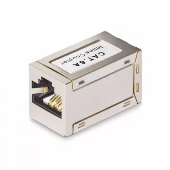 StarTech.com Varjestatud RJ45 Ühenduspesa, Inline Cat6a Ühenduspesa, Emane-Emane (F/F) T568B Kontaktide Järjestus, Varjestatud Etherneti Kaabli Pikendus