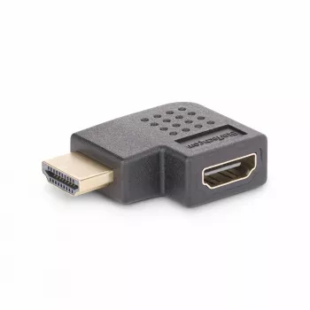 StarTech.com parempoolne HDMI 2.0 adapter, isane-emane, horisontaalne 90-kraadine nurga all HDMI pordisäästja, 4K 60Hz, kiire HDMI pistiku pikendus, M/F