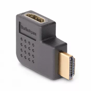 StarTech.com parempoolne HDMI 2.0 adapter, isane-emane, horisontaalne 90-kraadine nurga all HDMI pordisäästja, 4K 60Hz, kiire HDMI pistiku pikendus, M/F