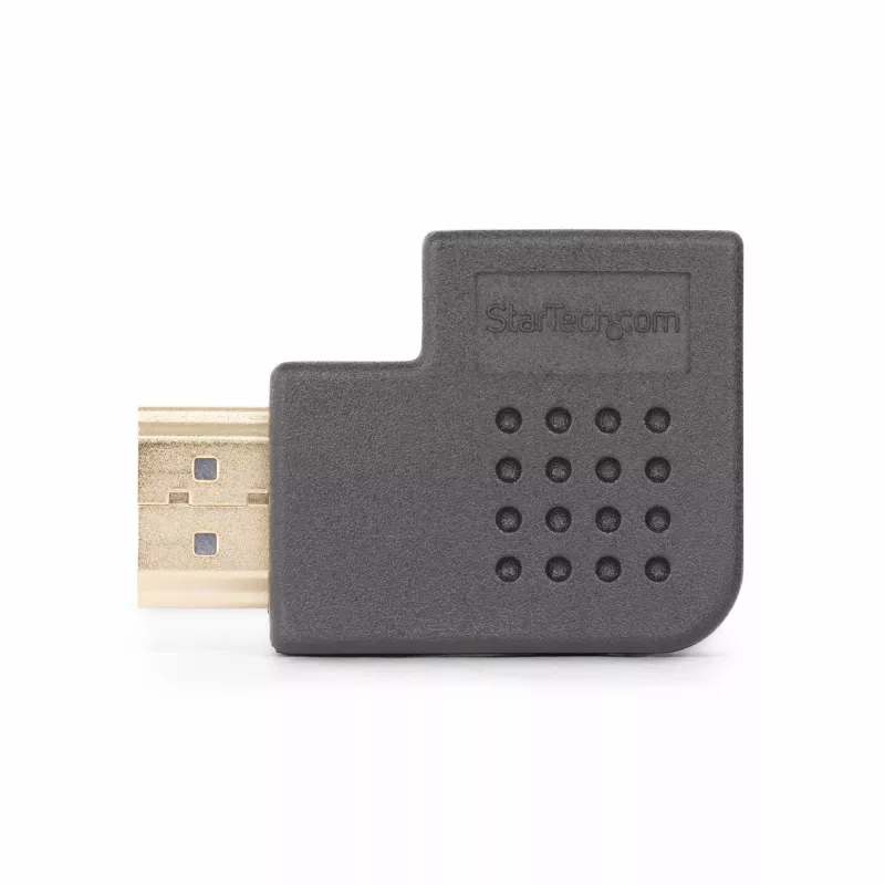 StarTech.com parempoolne HDMI 2.0 adapter, isane-emane, horisontaalne 90-kraadine nurga all HDMI pordisäästja, 4K 60Hz, kiire HDMI pistiku pikendus, M/F