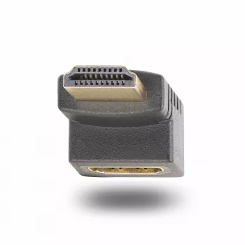 StarTech.com allanurga HDMI 2.0 adapter, isane-emane, vertikaalne 90-kraadine nurga all HDMI-pordi säästja, 4K 60 Hz, kiire HDMI-pistiku pikendus, M/F