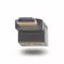 StarTech.com allanurga HDMI 2.0 adapter, isane-emane, vertikaalne 90-kraadine nurga all HDMI-pordi säästja, 4K 60 Hz, kiire HDMI-pistiku pikendus, M/F